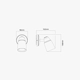 Ealing Flush Spotlight - Polished Nickel