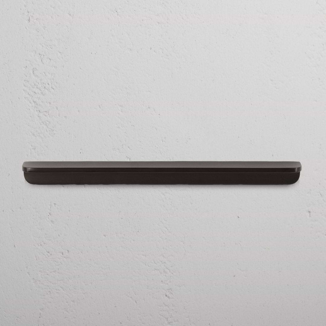 Oxford Edge Pull Handle 224mm Bronze Finish on White Background