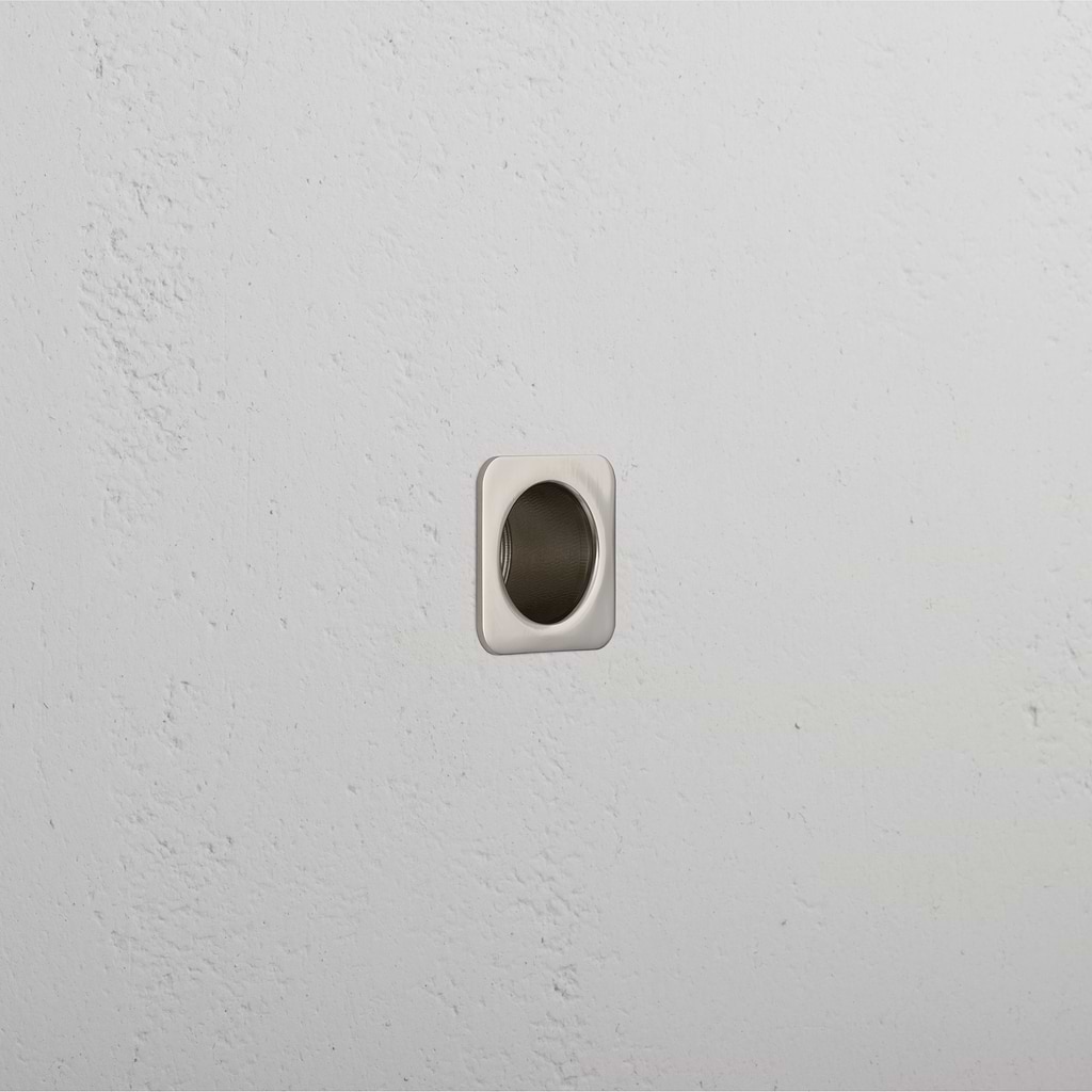 Regent Recessed Edge Pull - Polished Nickel