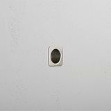 Regent Recessed Edge Pull - Polished Nickel