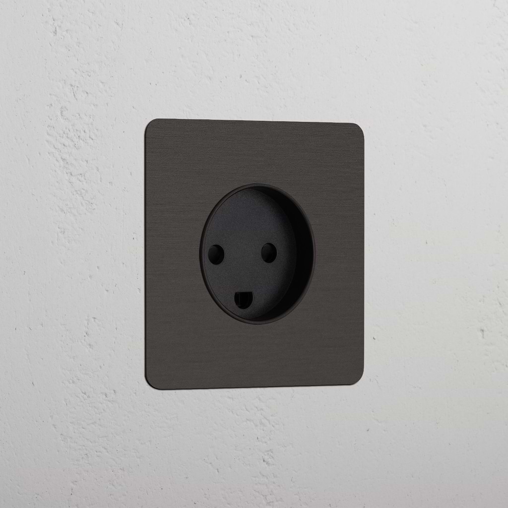 Single Danish Module Round - Bronze Black