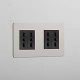Double 4x Bipasso Module - Polished Nickel Black