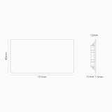 Double Blank Plate - Polished Nickel