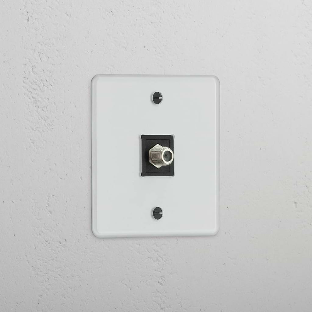 Single Satellite Module in Clear Black - Efficient TV Reception Accessory