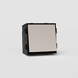 Polished Nickel Black Intermediate Rocker Switch EU - Efficient Mid-Point Light Control Switch