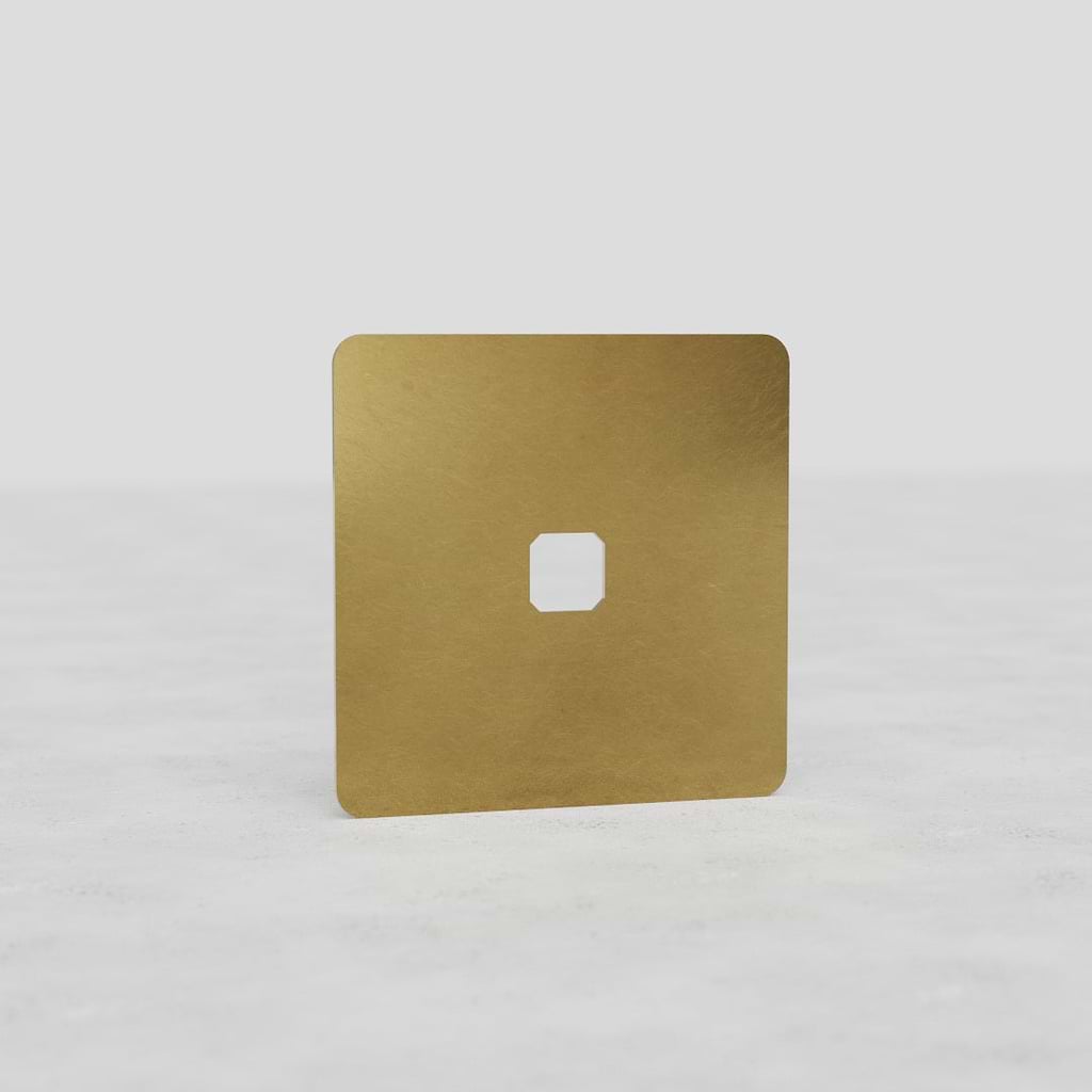 Single Switch Plate in Antique Brass - Classic EU Home Accessory
