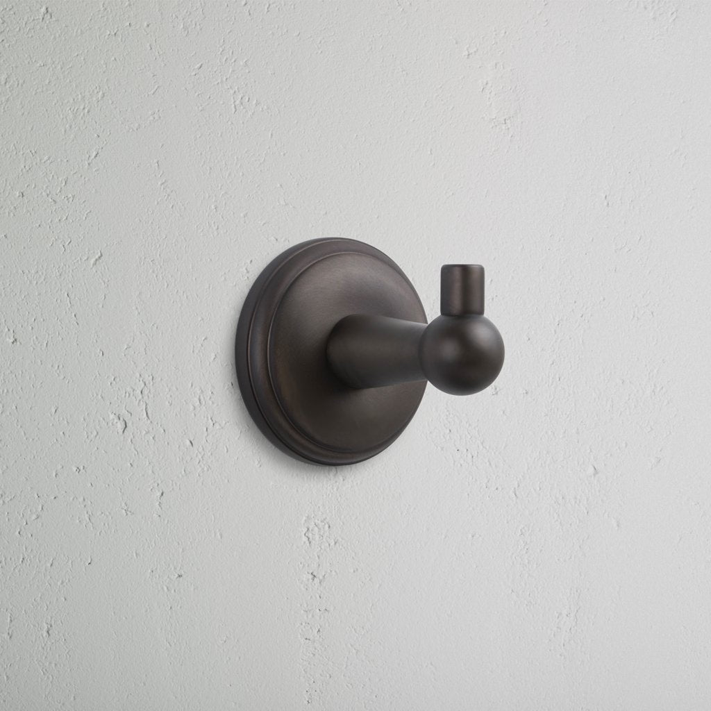 Bronze Hyde Hook on White Background