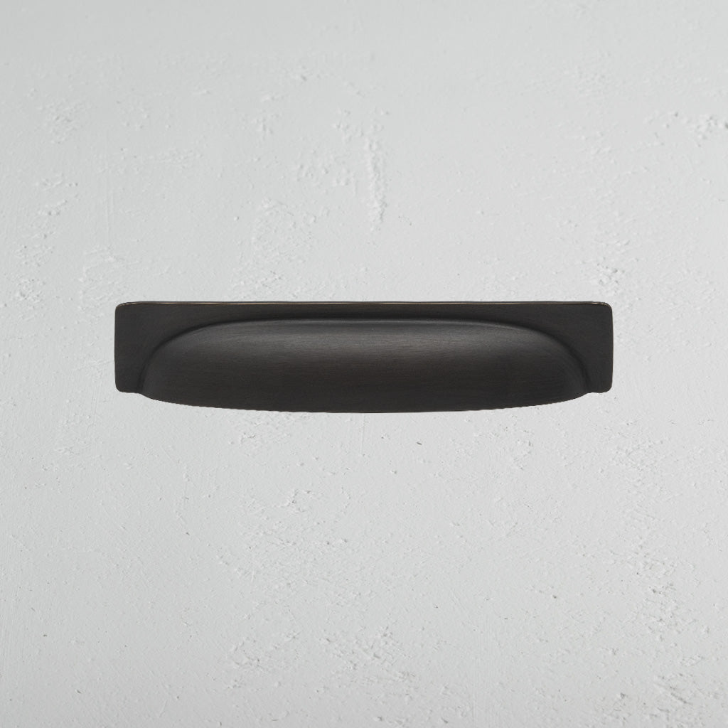 Bronze Elm Cup Handle in White Background