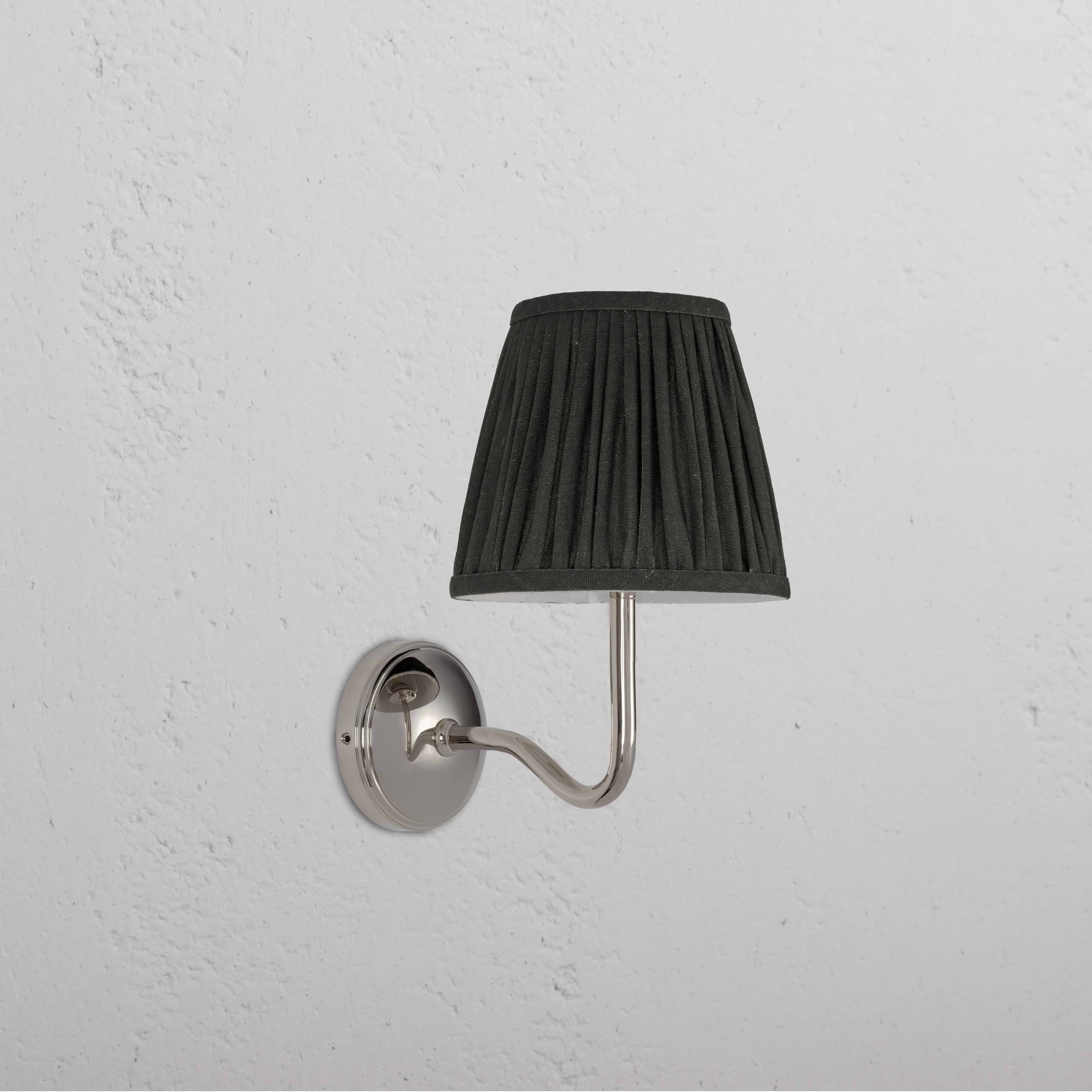 Malvern Applique Murale Moyenne Vert Profond - Nickel Poli