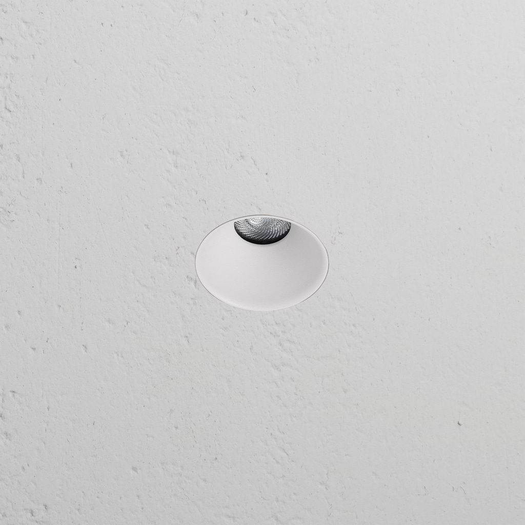 Buxton Spot Anti-Feu Encastrable Fixe sans Collerette 35 mm - Blanc