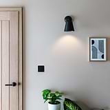 Bronze Richmond Medium Wall Light on White Wall with Painting