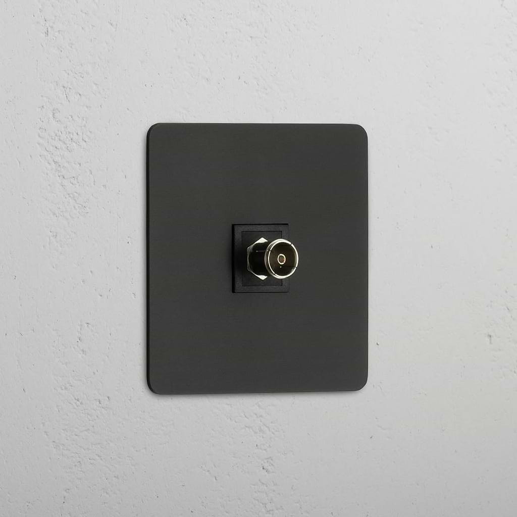 High-Quality Single TV Module in Bronze Black - Crystal Clear Transmission