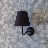 Applique Murale Moyenne Gris Basalte Malvern - Bronze