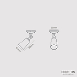 Baylis Petit Spot Simple (35mm) - Laiton Ancien