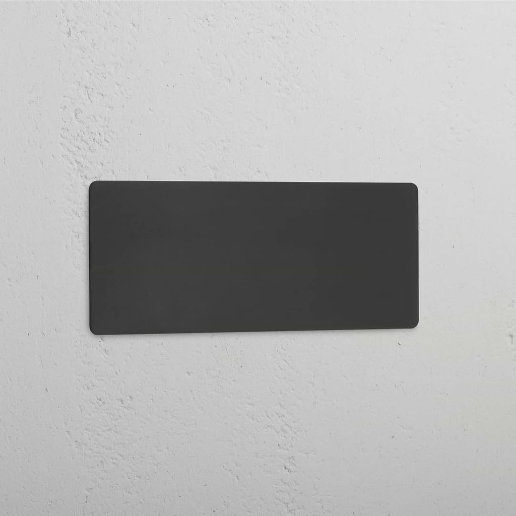 Aesthetically Pleasing Bronze Triple Blank Plate - Refined Interior Detail