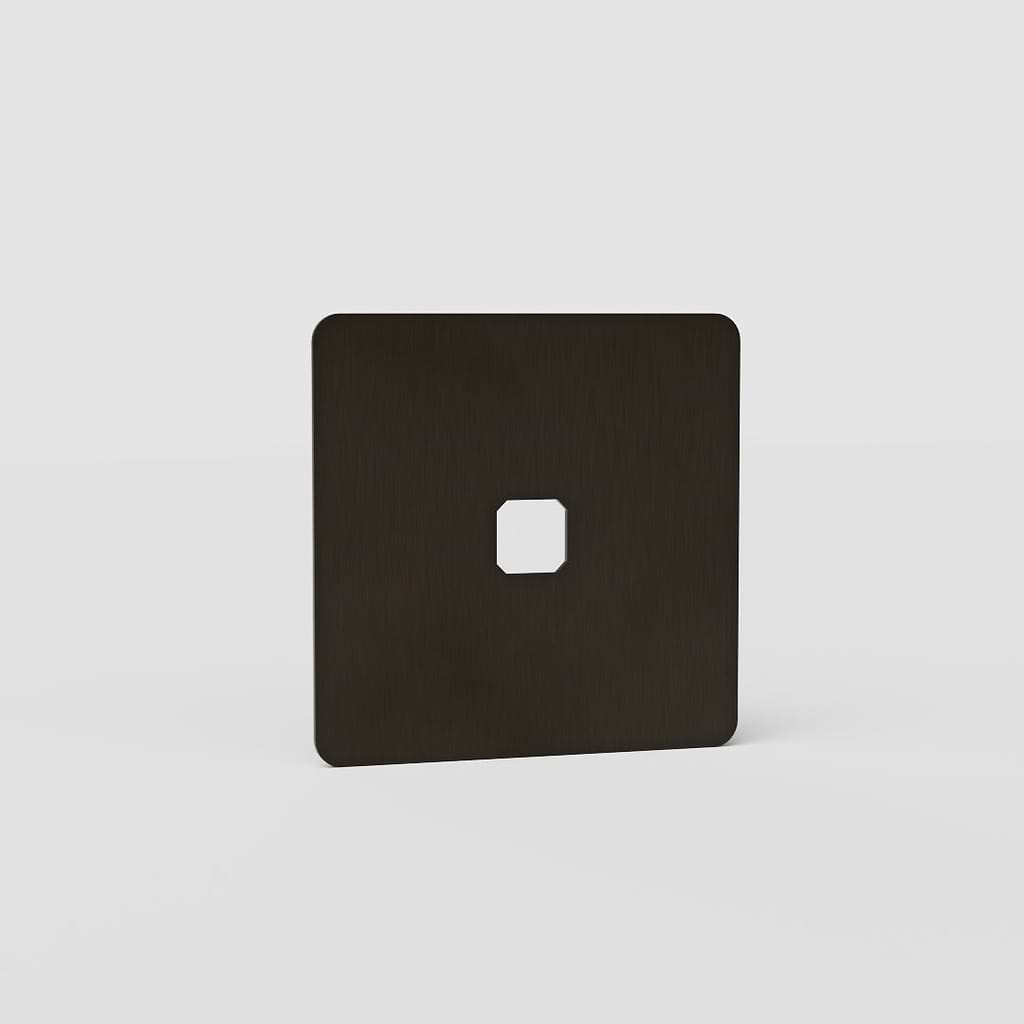 Single Switch Plate EU in Timeless Bronze - Versatile Light Switch Accessory