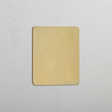 Blank Plate in Single Design with Antique Brass Finish