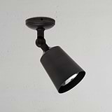 Bronze Elegant Baylis Single Spotlight on Whitebackground