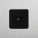 High-Quality Single TV Module in Bronze Black on White Background