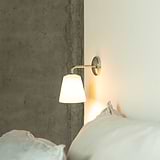 Petite Applique Murale Richmond en Porcelaine Fine - Nickel Poli