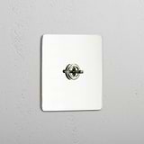 Central Control Light Toggle Switch: Polished Nickel Single Toggle Switch (Cent)