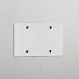 Elegant Clear Black Double Blank Plate - Home Décor Accessory