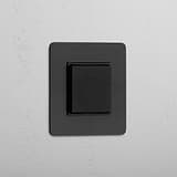 Central Rocker Switch in Bronze Black - Convenient Control