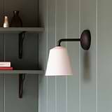 Porcelain Wall Light  - Bronze Sat on Wall Luxury Wall Light