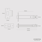 Loquet Robuste 100mm - Laiton Ancien