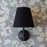 Applique Murale Moyenne Gris Basalte Malvern - Bronze