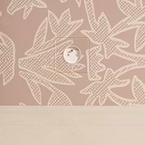 Prise de Courant Ronde Type E (Plaque Simple) - Transparent (Insert Blanc)