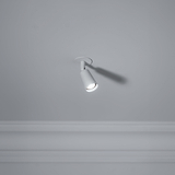 Pembroke Spots 35mm - À peindre, spot blanc pour plafond, personnalisable et projetant une lumière focalisée.