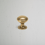 Antique Brass Cupboard Furniture Knob - Barlow