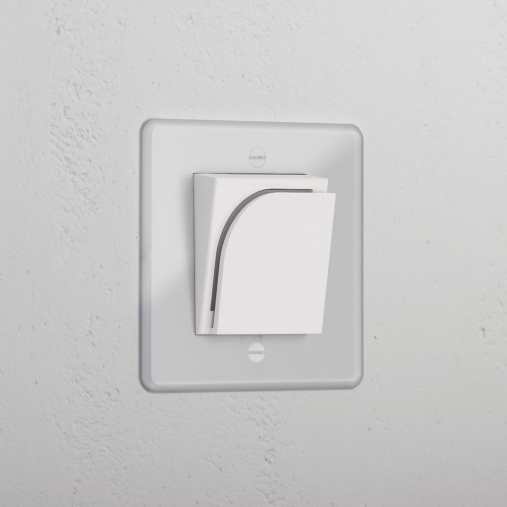Interruptor de cartão de hotel individual – Transparente Branco