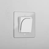 Interruptor de cartão de hotel individual – Transparente Branco