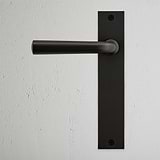 Puxador de porta Apsley com espelho comprido (fixo) – Bronze 