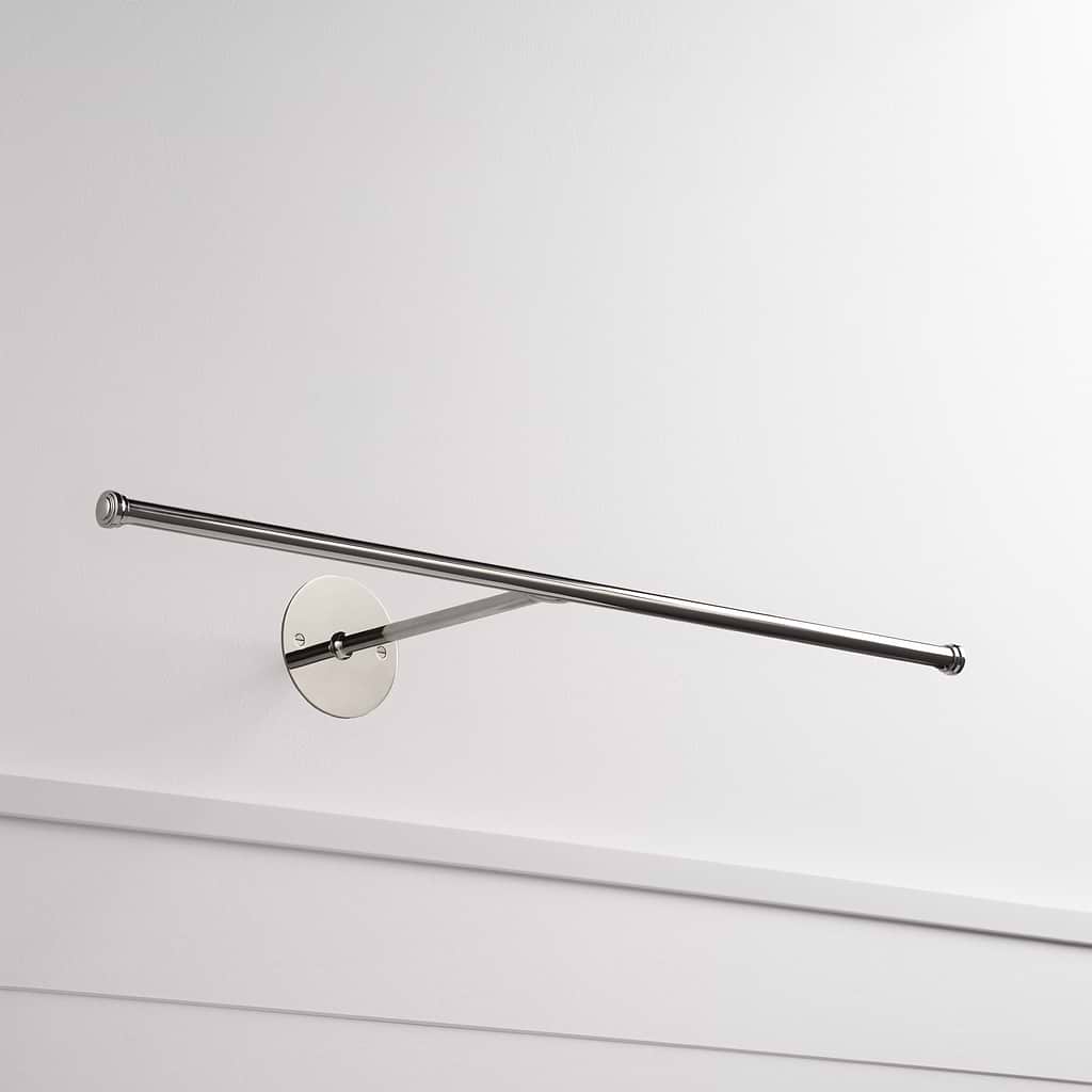 Candeeiro para quadro Taylor 580 mm – Níquel Polido 