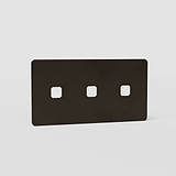 Espelho de interruptor de tripla função em Bronze acolhedor - Acessório de comutação decorativo