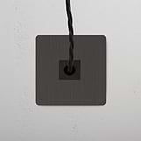 Tomada de cabo individual – Bronze Preto  