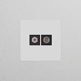Módulo satélite e TV individual – Pintável Preto