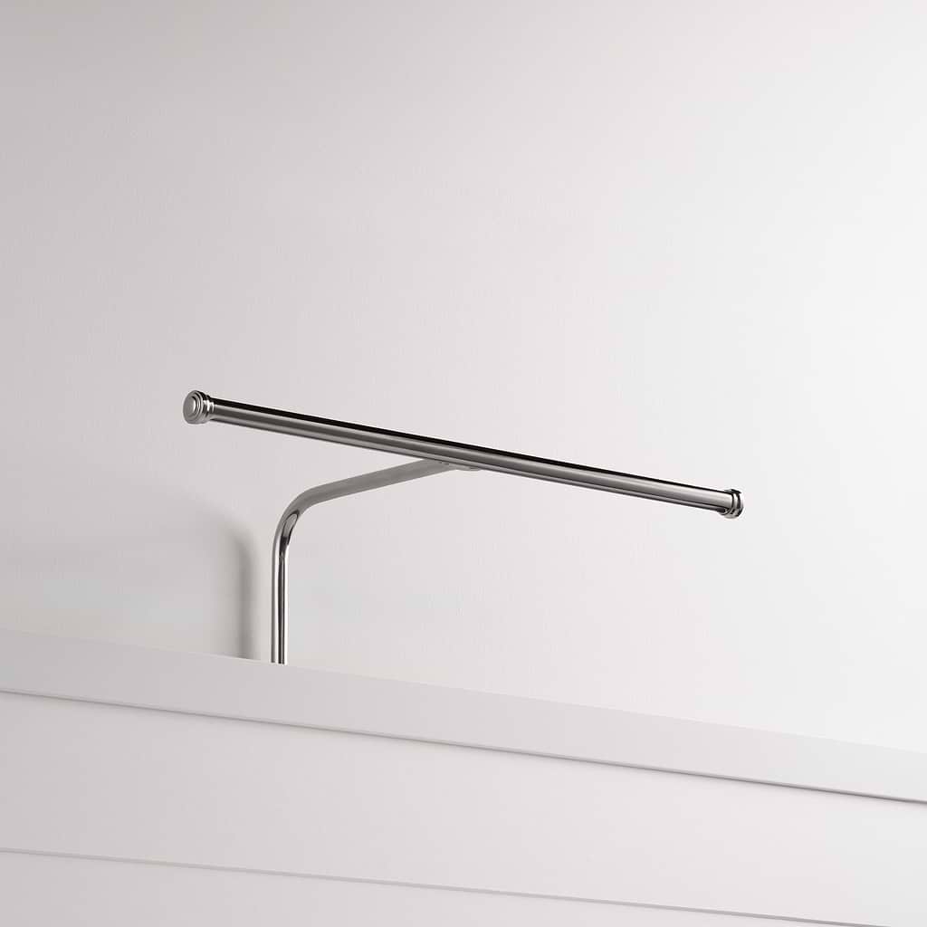 Candeeiro para quadro Harrow 400 mm – Níquel Polido 