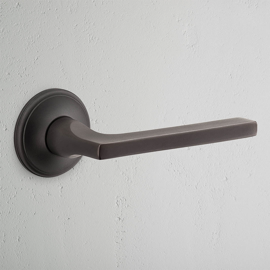 Puxador de porta Clayton (sem mola) – Bronze 