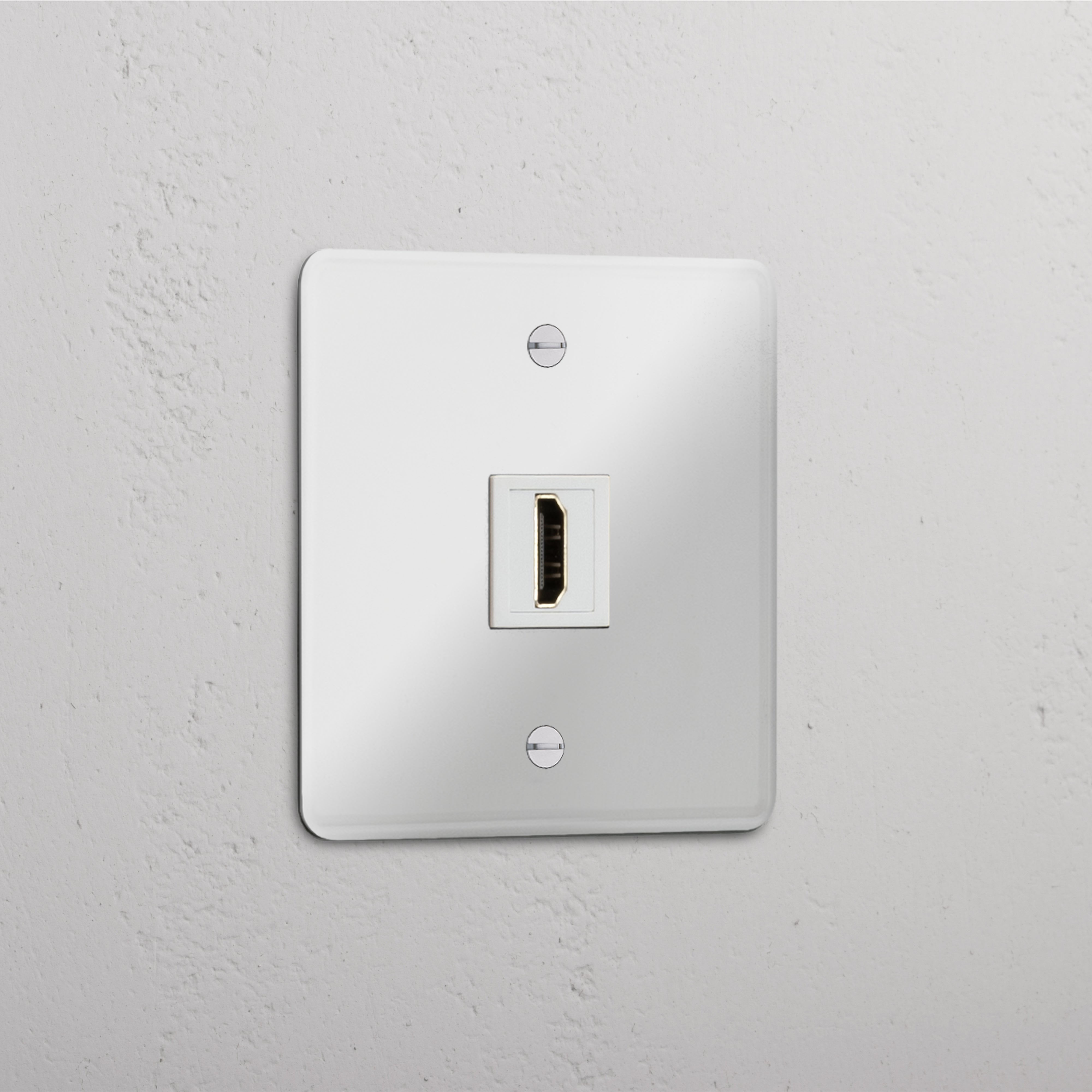 Módulo HDMI individual em Transparente Branco - Acessório de interface multimédia de alta definição