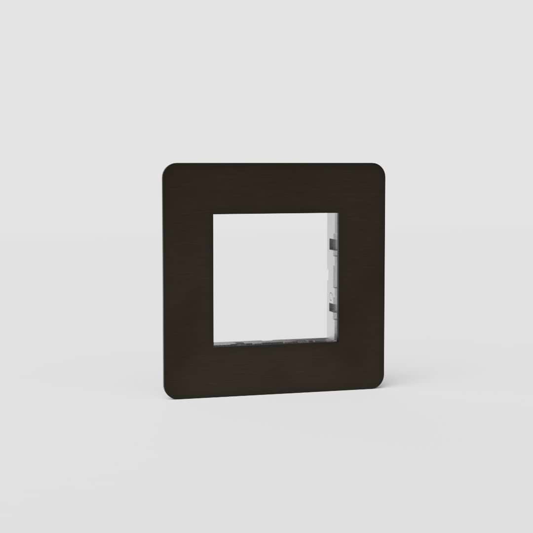 Espelho de interruptor 45 mm individual europeu em Bronze clássico - Mecanismo de comutação de luz sofisticado