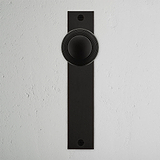 Maçaneta Poplar com espelho comprido (com mola) – Bronze