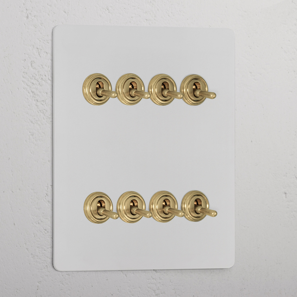 8G Two Way Toggle Switch _ Paintable Antique Brass