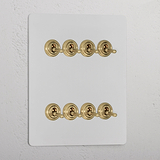 8G Two Way Toggle Switch _ Paintable Antique Brass