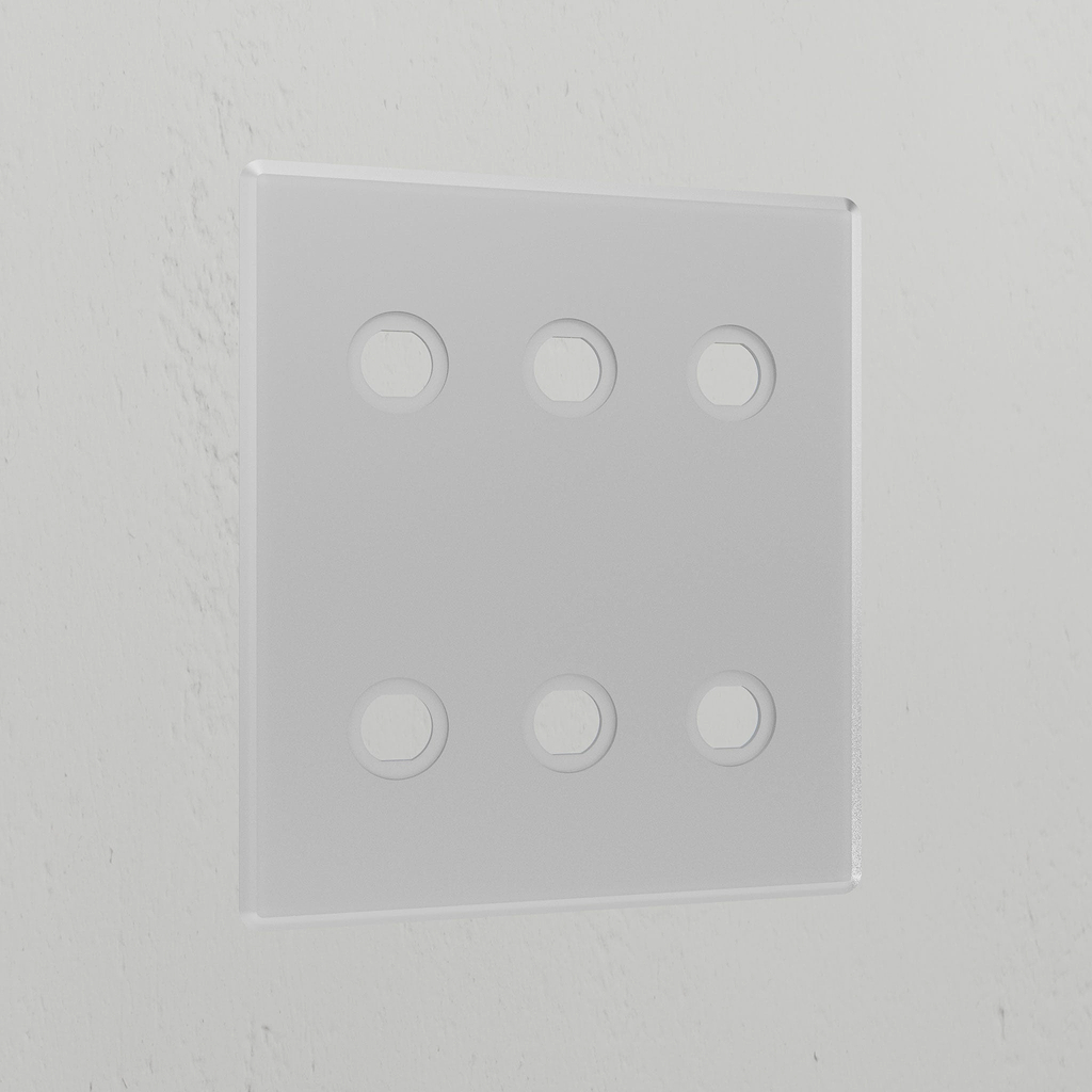 6G Switch Plate - Clear