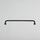 Bronze Sycamore Furniture Handle In White Background