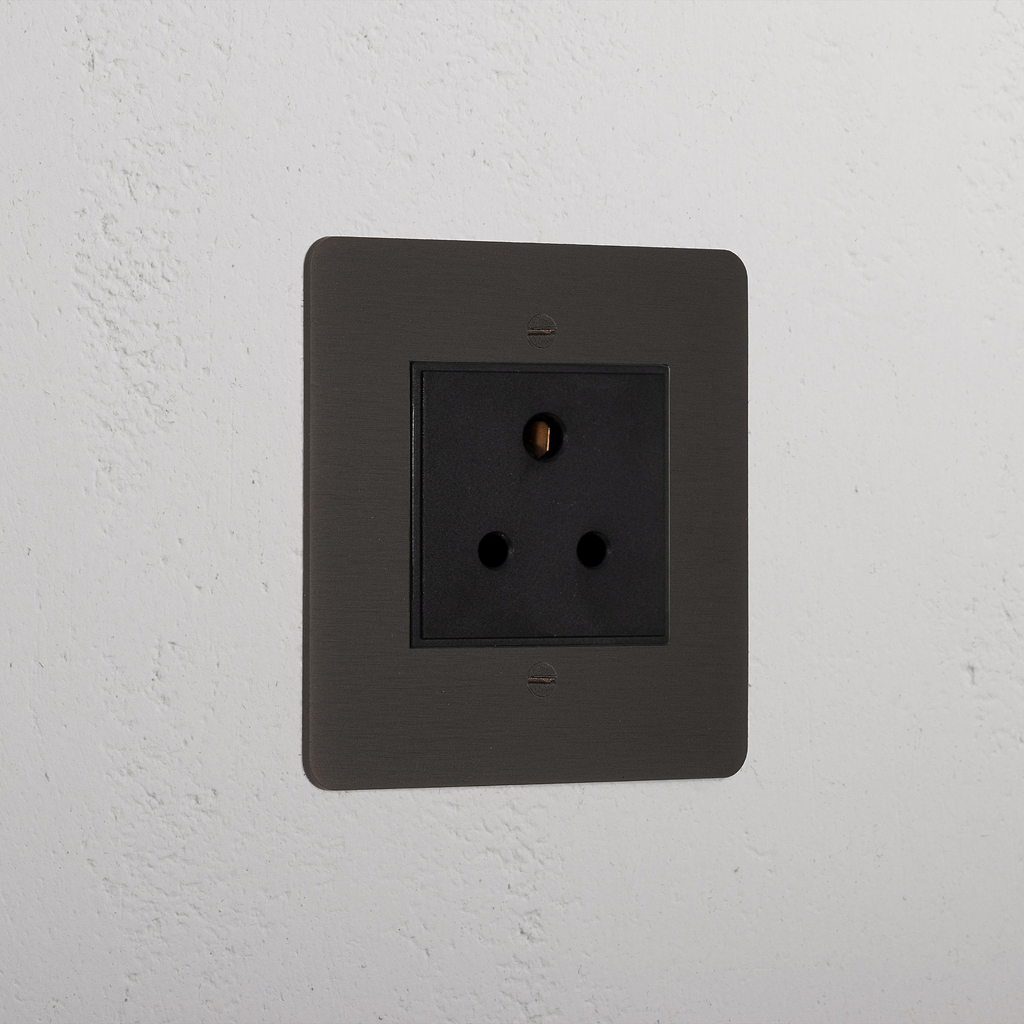 Bronze Interior Aerial Socket Black